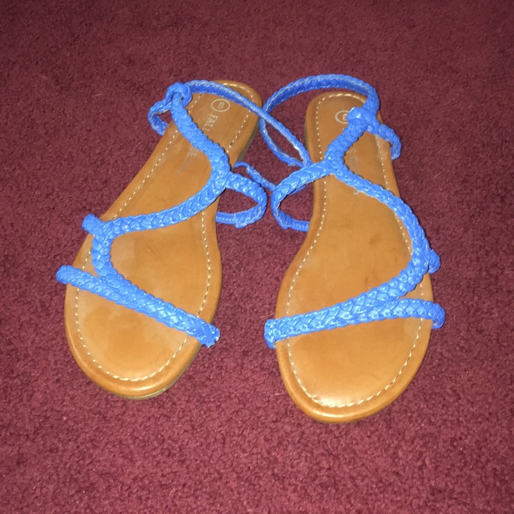 Blue 💙 Sandals NWOT
